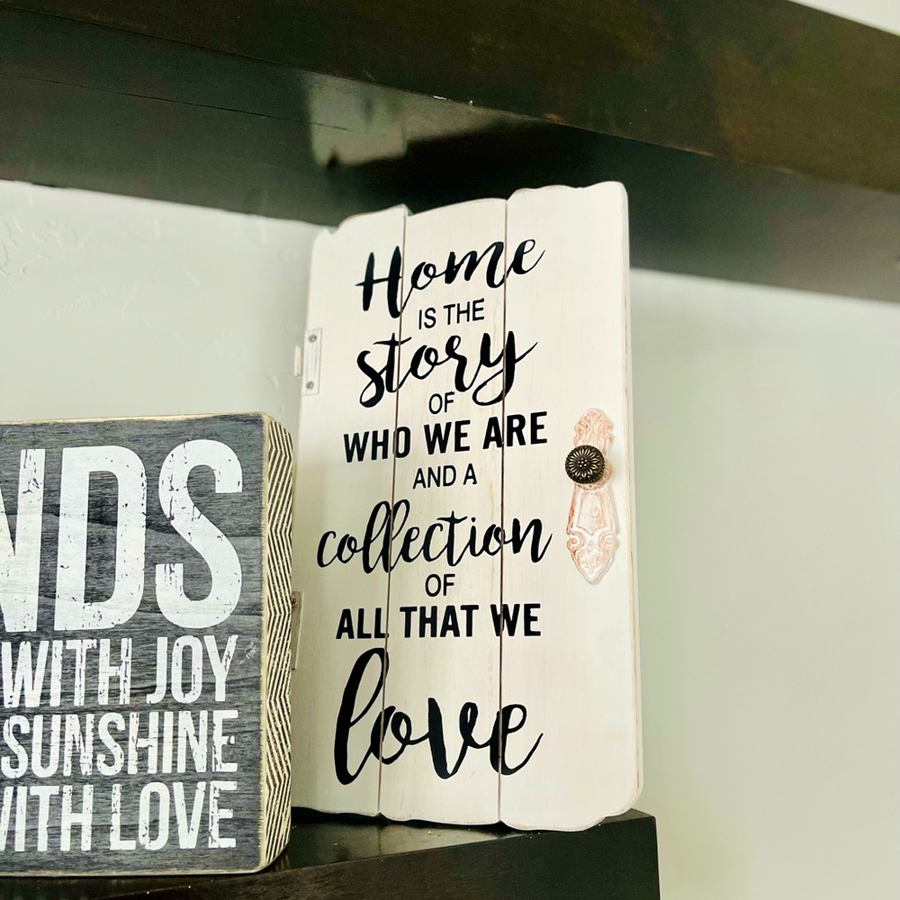 NEW Wooden Home Decorative Signage NEW!